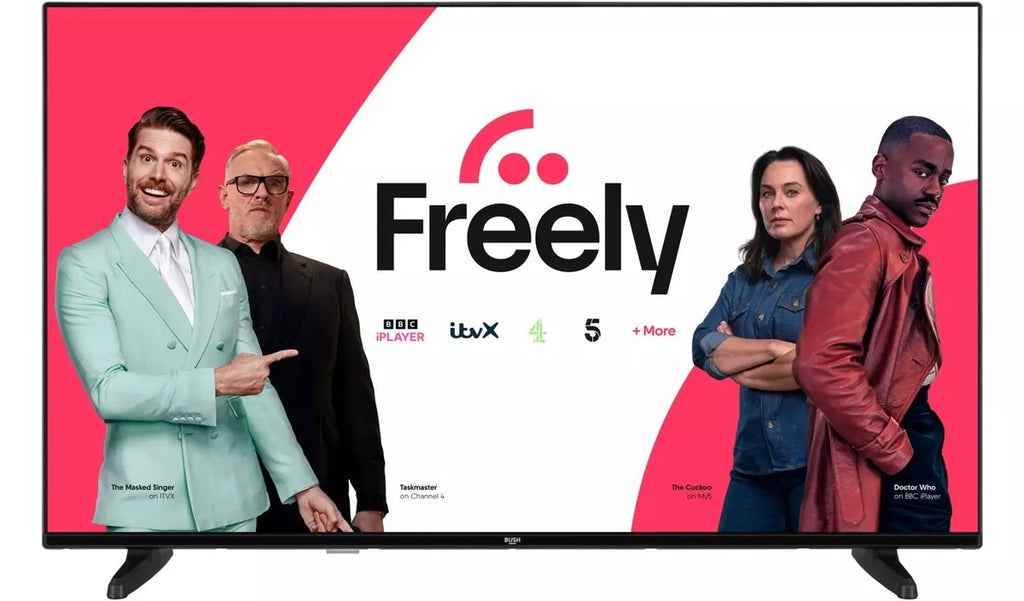 Win a Bush 43” 4K UHD HDR Freely Smart TV