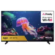 Win a Bush 43” 4K UHD HDR Freely Smart TV